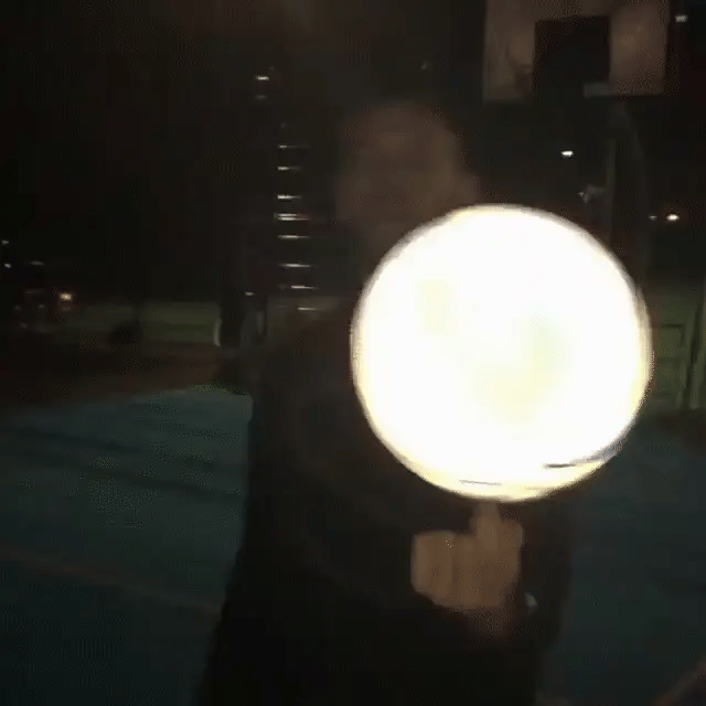 Super Reflekterende Basketball - Vildeste effekt!