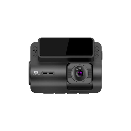 4K Dashcam med Fuld HD Bagkamera, App, Wifi, GPS, Motion detection, G-sensor