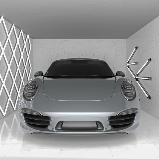 LuxeGrid Lampe til Garager, showrooms 373 x 186 cm