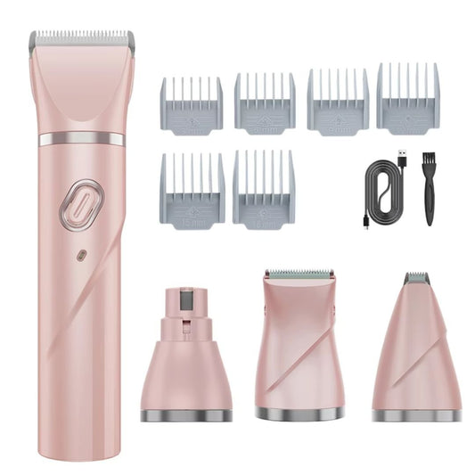 Premium 4 - i - 1 Multifunktionel Trimmer til Kæledyr (Hund og kat)