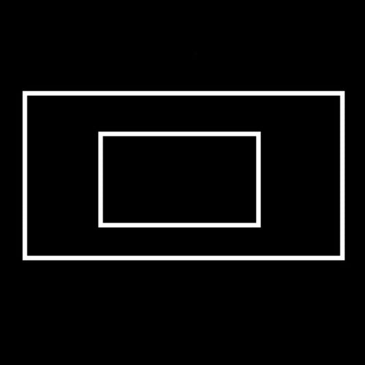 Premium Showroom Double Square lampe, 240 x 480 cm