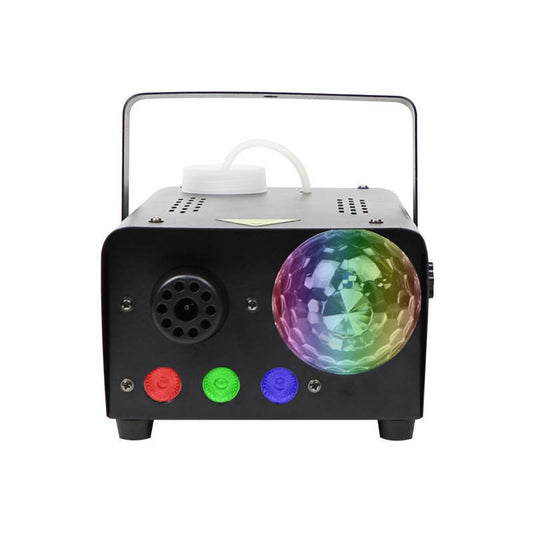 Rave Party Premium Røgmaskine med Lightball, strobe & led lys (600W)