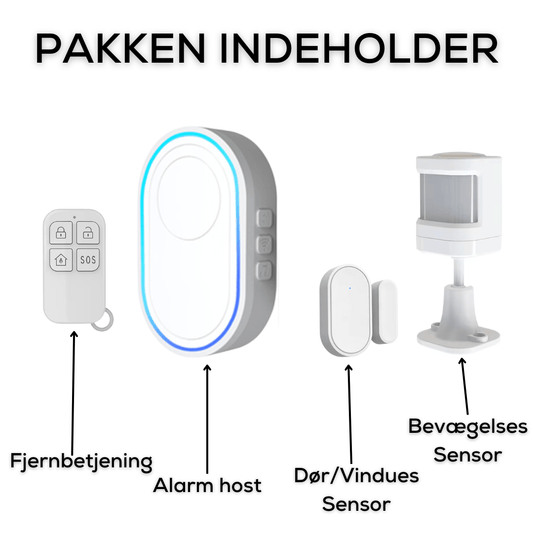 Smart Home Basic Alarm System med Tuya app, Wifi og meget mere!