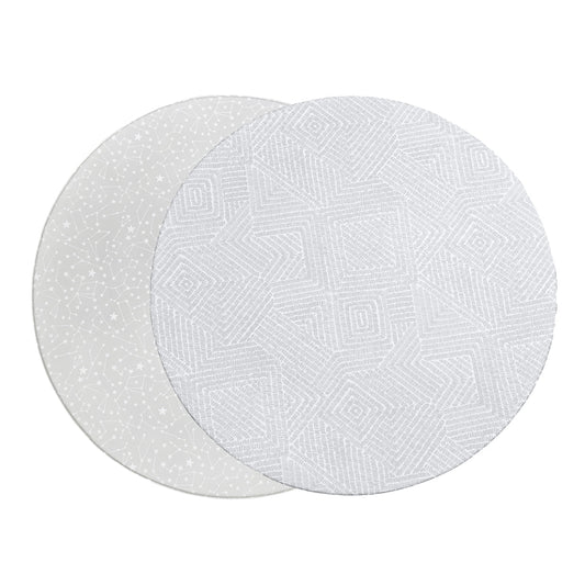 Tumlemåtten – Galakse & Geometri (Ø140 CM)