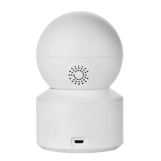 1080P indendørs WIFI Overvågningskamera med drejefunktion og dobbelt linse