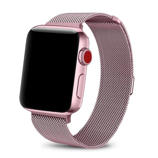 Apple Watch Mesh Rem i Rustfri Stål – Rose (42/44 mm)
