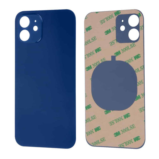 Bagsideglas til iPhone 12 – Blå