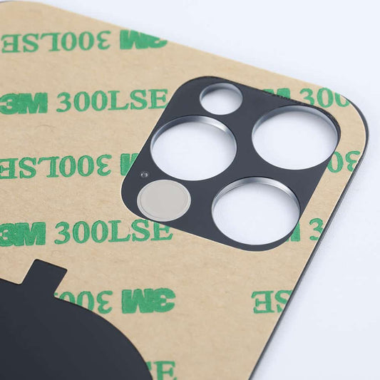 Bagsideglas til iPhone 12 Pro Max – Sølv