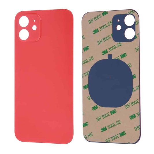 Bagsideglas til iPhone 12 – Rød