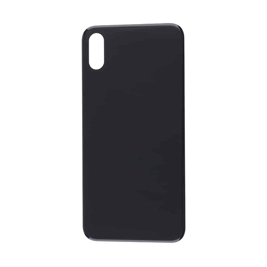 Bagsideglas til iPhone XS - Sort