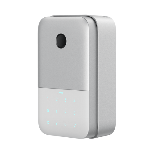 Elektronisk Smart Nøgleboks med fingeraftrykslæser, Smartlife app & WIFI