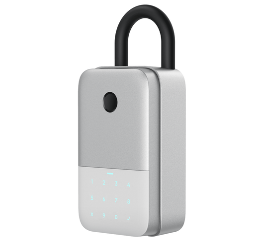 Elektronisk Smart Nøgleboks med fingeraftrykslæser, Smartlife app & WIFI