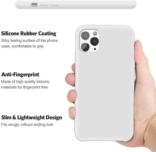 IPHONE 11 Pro LIQUID SILIKONE COVER - White