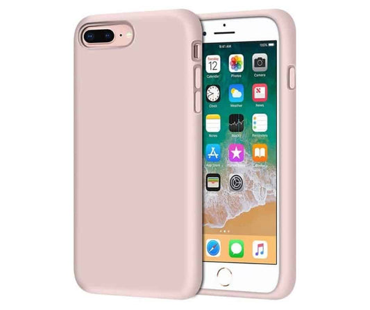 IPHONE 7+/8+ LIQUID SILIKONE COVER - Pink