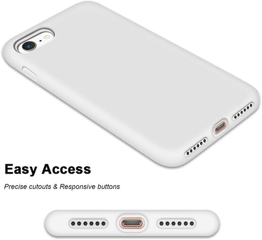 IPHONE 7/8/ SE 2020/SE 2022 LIQUID SILIKONE COVER - Hvid