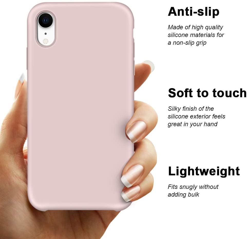 IPHONE XR LIQUID SILIKONE COVER - Pink
