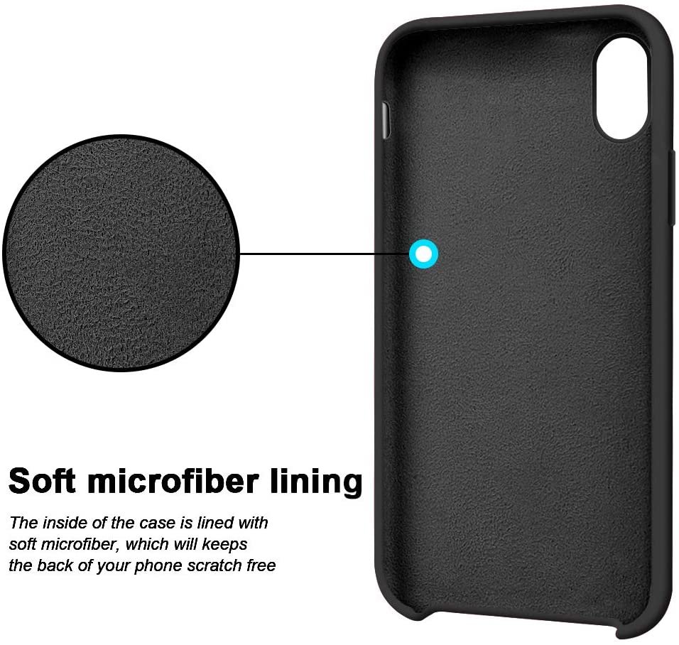IPHONE XR LIQUID SILIKONE COVER - Sort