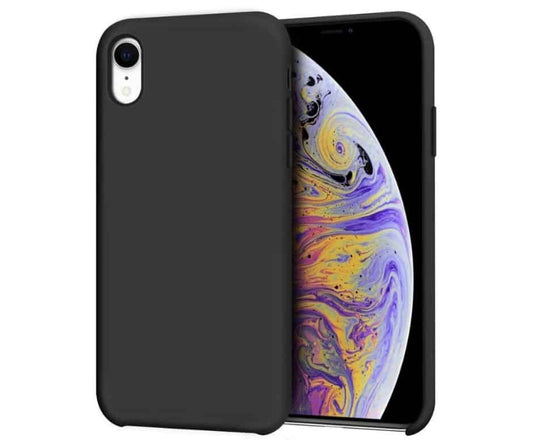 IPHONE XR LIQUID SILIKONE COVER - Sort