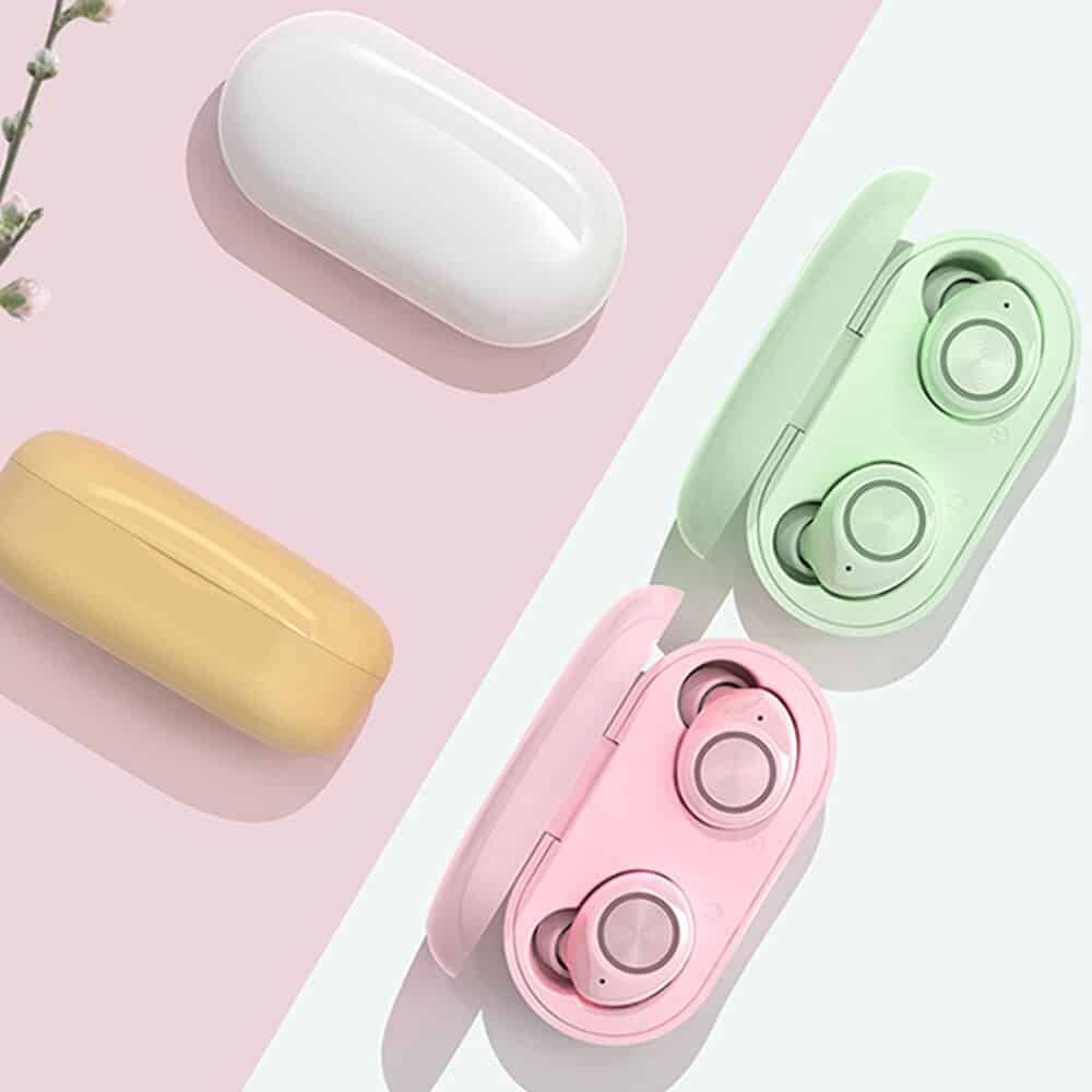 Premium Bluetooth Headset Pastel edition - Green