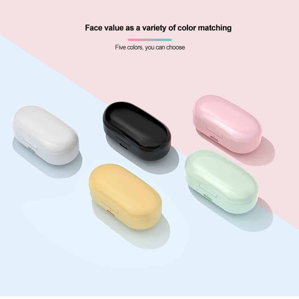 Premium Bluetooth Headset Pastel edition - White