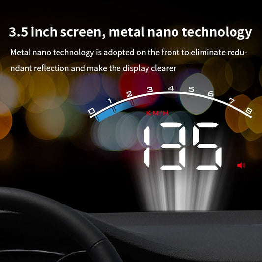 Premium Universal Heads Up Display til bilens OBD stik