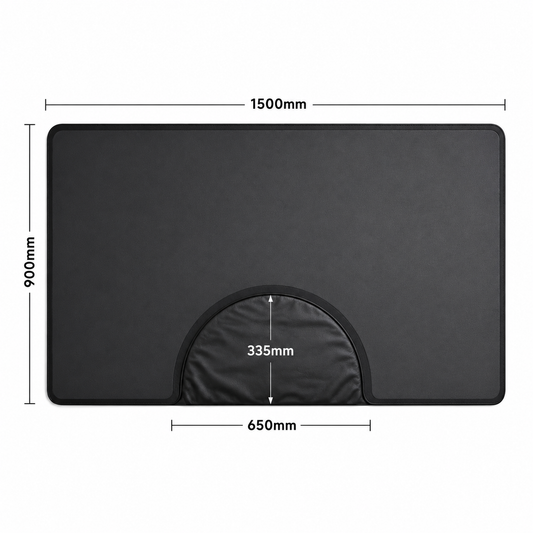 Premium Firkantet Aflastende Salonmåtte 150 × 90 cm