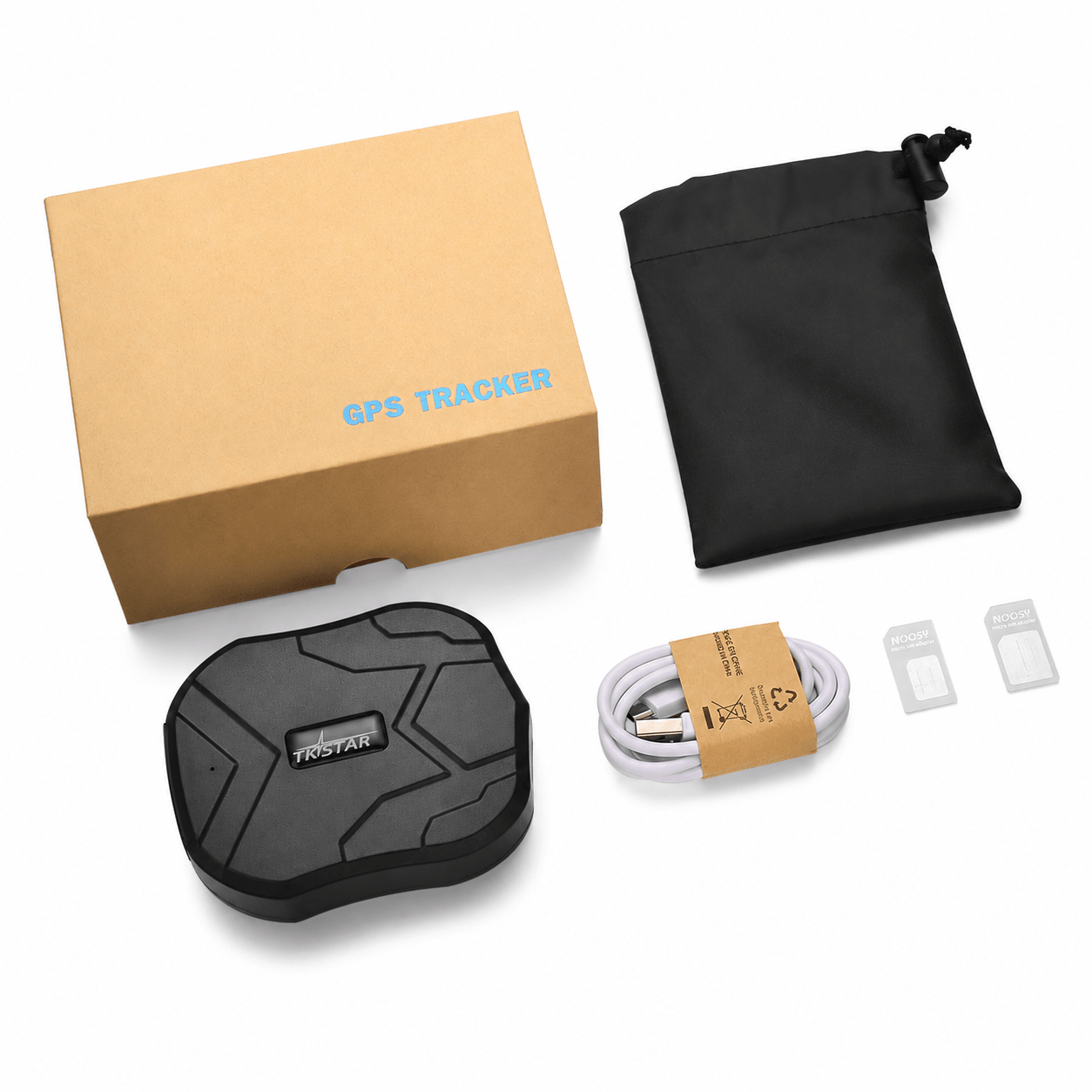 4G GPS Tracker med APP perfekt til bil/båd/MC