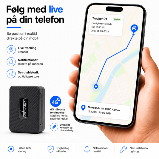 4G Mini GPS Tracker med APP