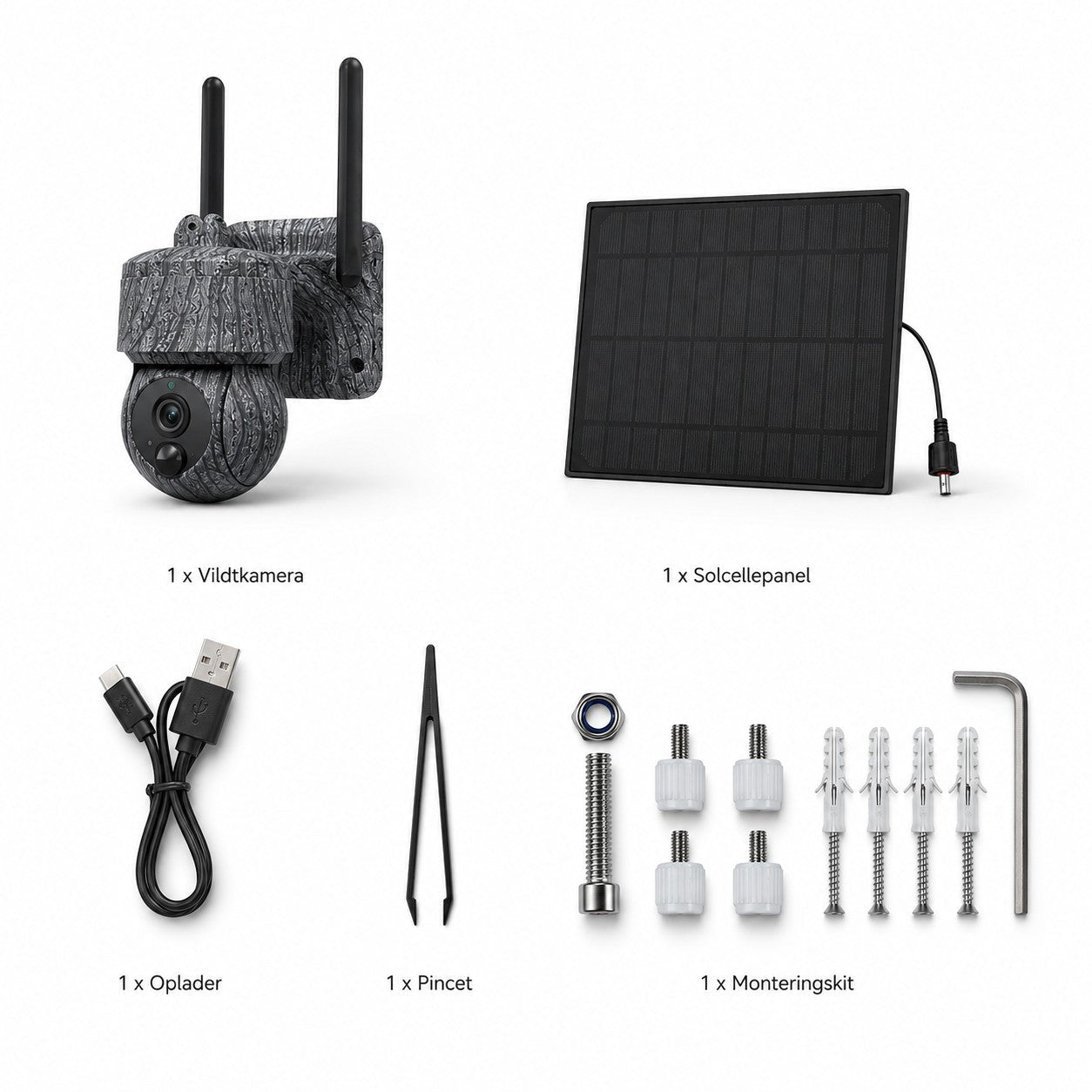 4G Vildtkamera med Pan/Tilt funktion, App, Live streaming og meget mere!