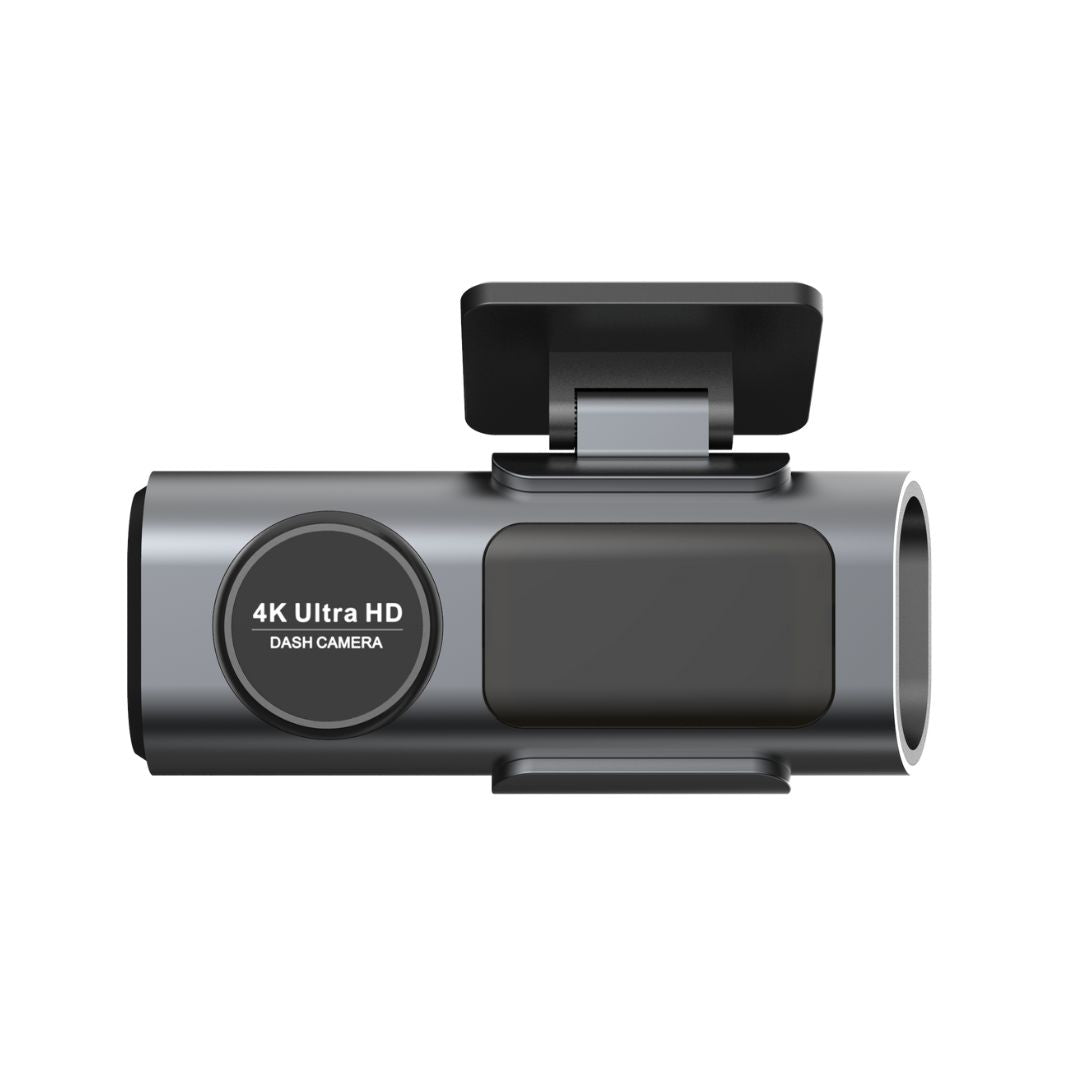 4K Dashcam med Fuld HD Bagkamera, App, Wifi, Motion detection, G-sensor og meget mere!