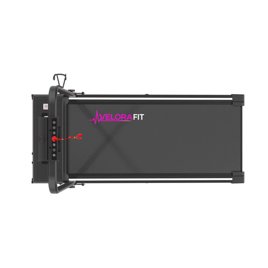 VeloraFit Foldbart Løbebånd – 1-12 km/t, 6% Incline, App & LED Display