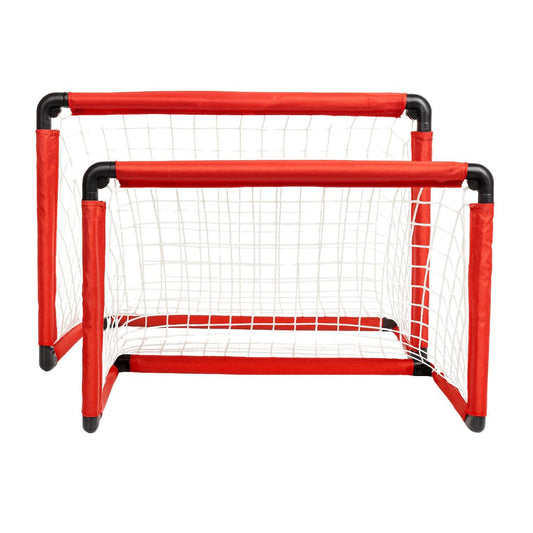 Sæt med 2 fodboldmål – 90 x 60 x 60 cm