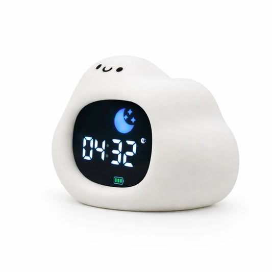 NatteSky Søvntræner til Børn – Natlys, White Noise & Vækkeur