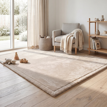 Lunea Luksus Legemåtte 300 x 200 cm – Blød Memory Foam & Skridsikker Bund