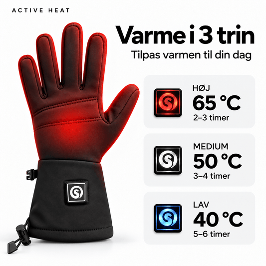 Active Heat Varmehandsker med Infrarød Teknologi