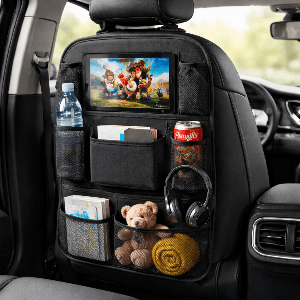Bagsæde - Organizer til Bil med Tablet - Holder