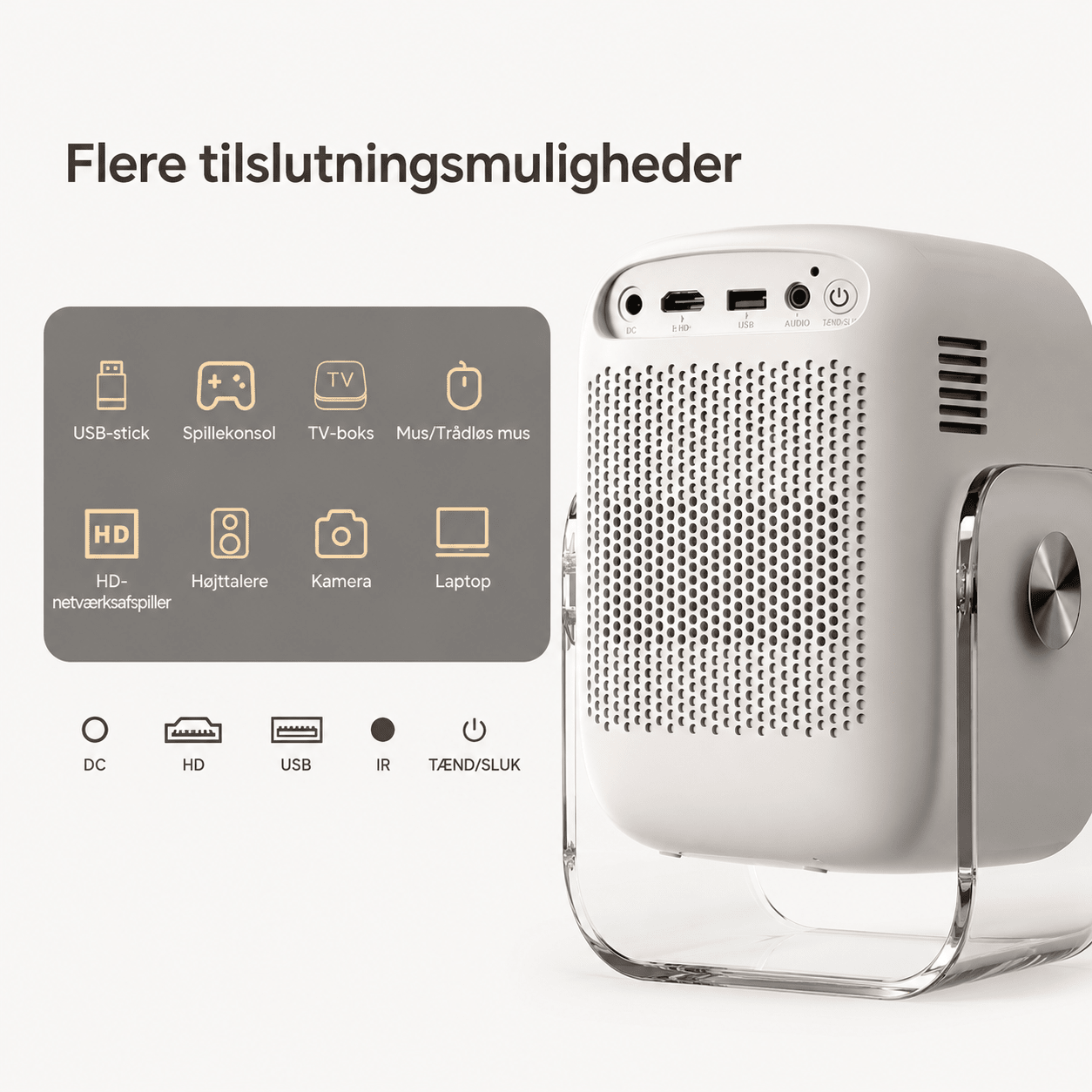 BYINTEK U6 – Smart Full HD Projektor med Autofokus og Android