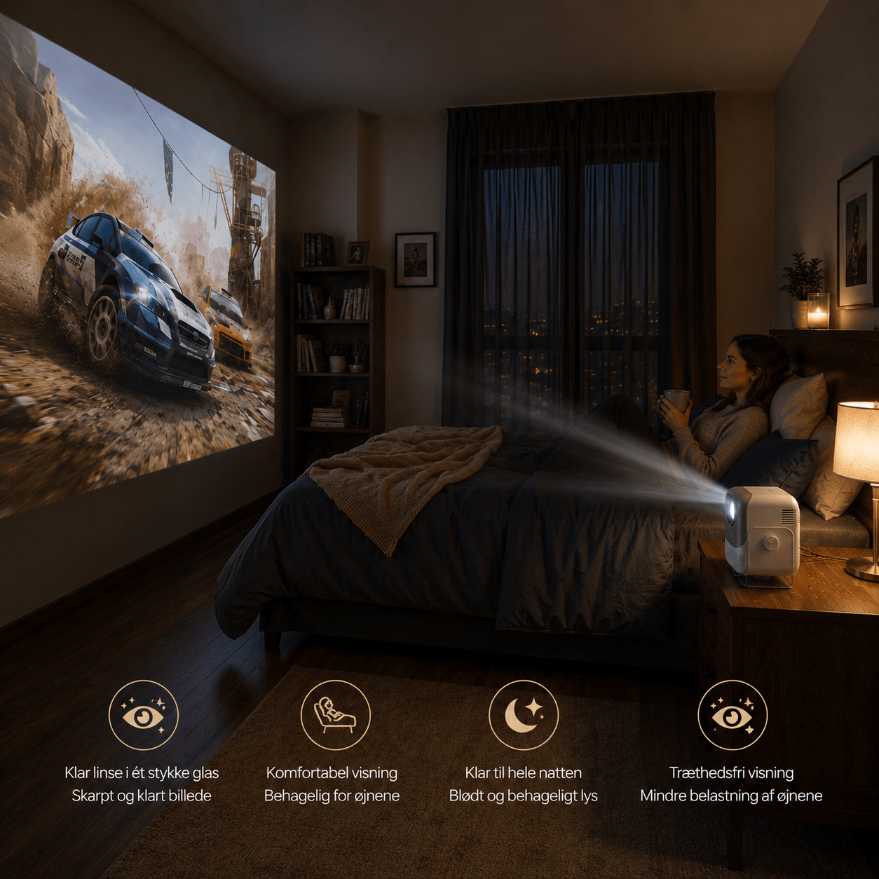 BYINTEK U6 – Smart Full HD Projektor med Autofokus og Android