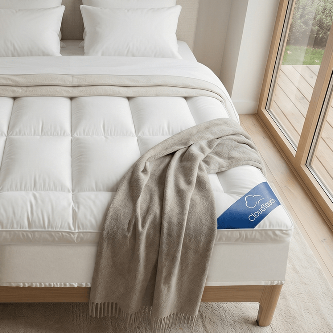Cloud Touch Madras Topper – Hotelkomfort med 1.400 g/m² Fyld