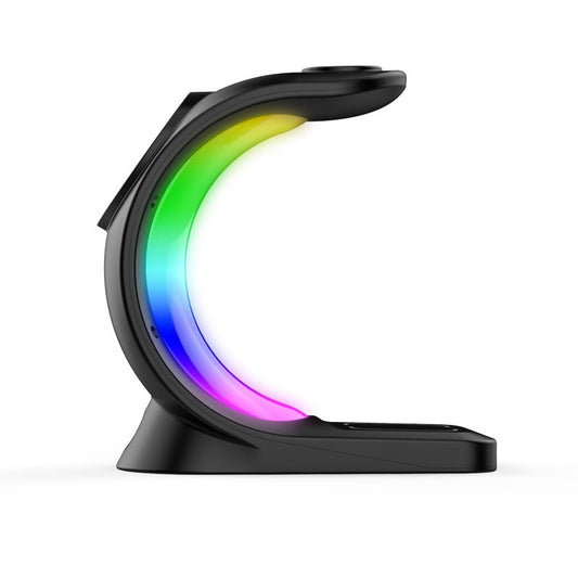 DreamCharge RGB Lampe - Med 15W trådløs fastcharger og oplader til ur og headset