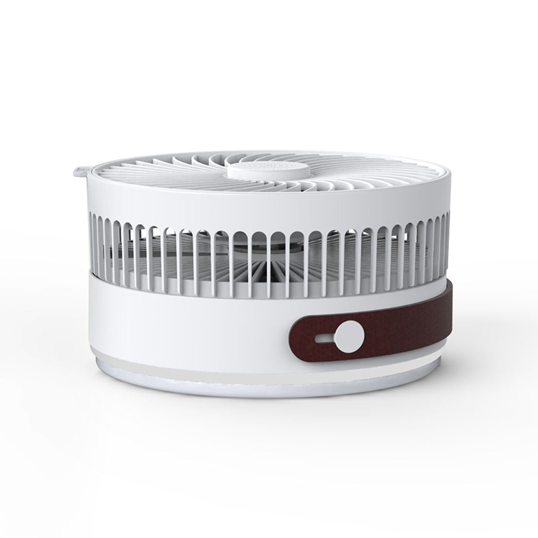 Foldbar Ventilator m. Fjernbetjening (7200 mAh) – Op til 113 cm høj