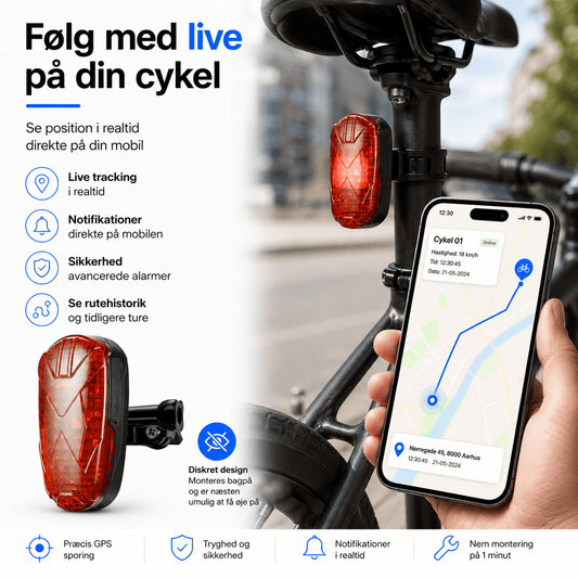 GPS Tracker til Cykel - Spor din Cykel nemt og hurtigt!