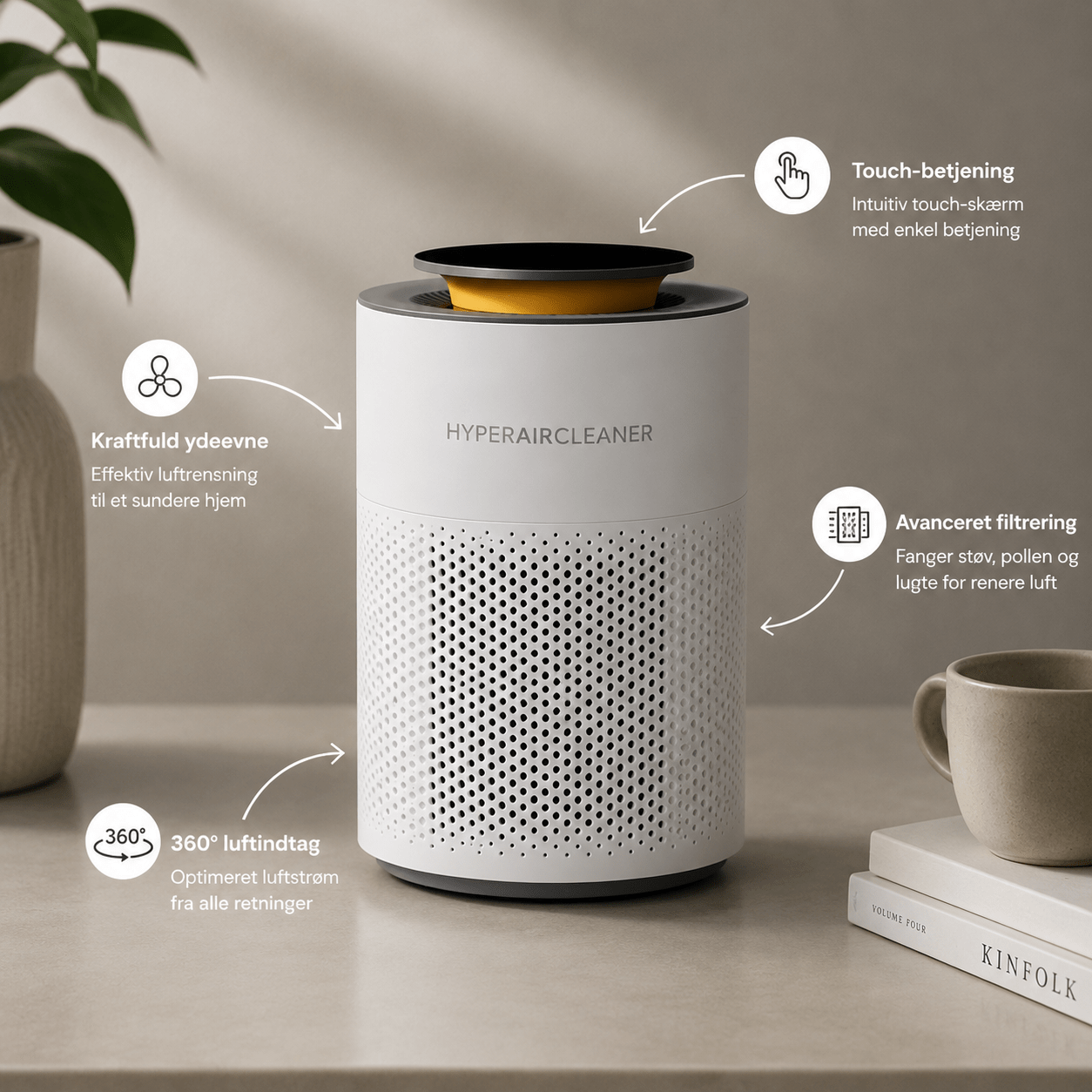 Hyper Air Cleaner - Purifier Luftrenser