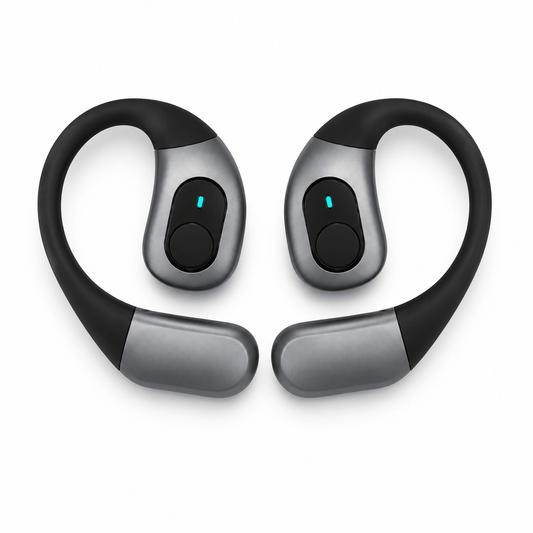J13 Open-Ear Høretelefoner – Bluetooth 5.4, Dual Mic & HD-Lyd