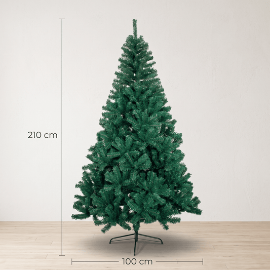 Kunstigt Juletræ 210 CM - Ekstra fyldigt og naturtro