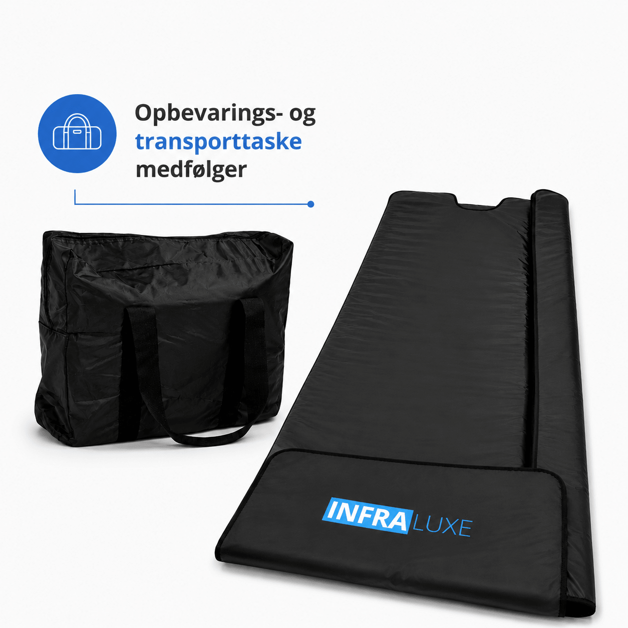 Luksus Infrarødt Saunatæppe i PU læder