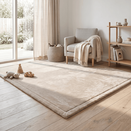 Lunea Luksus Legemåtte 300 x 200 cm – Blød Memory Foam & Skridsikker Bund