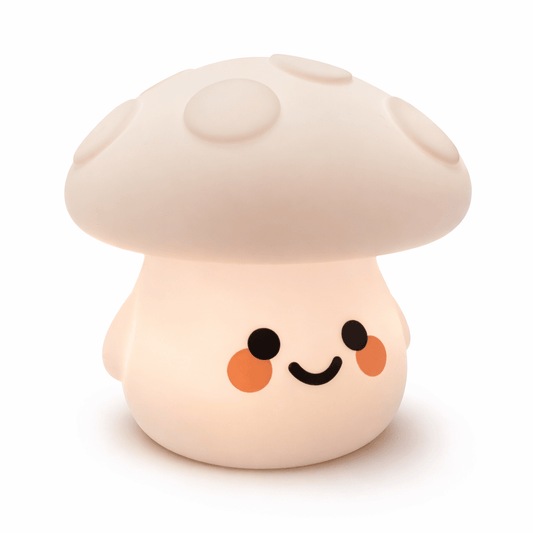 NightHero RGB Natlampe – Padehat - Blød Silikone Børnelampe med Timer & Touch