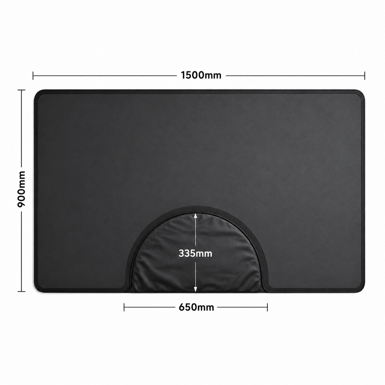 Premium Firkantet Aflastende Salonmåtte 150 × 90 cm