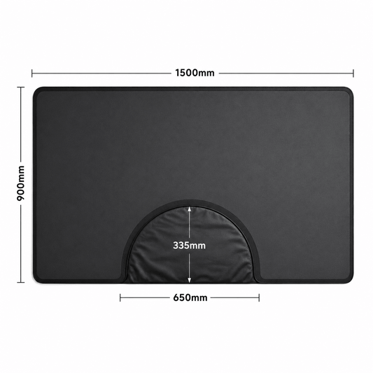 Premium Firkantet Aflastende Salonmåtte 150 × 90 cm